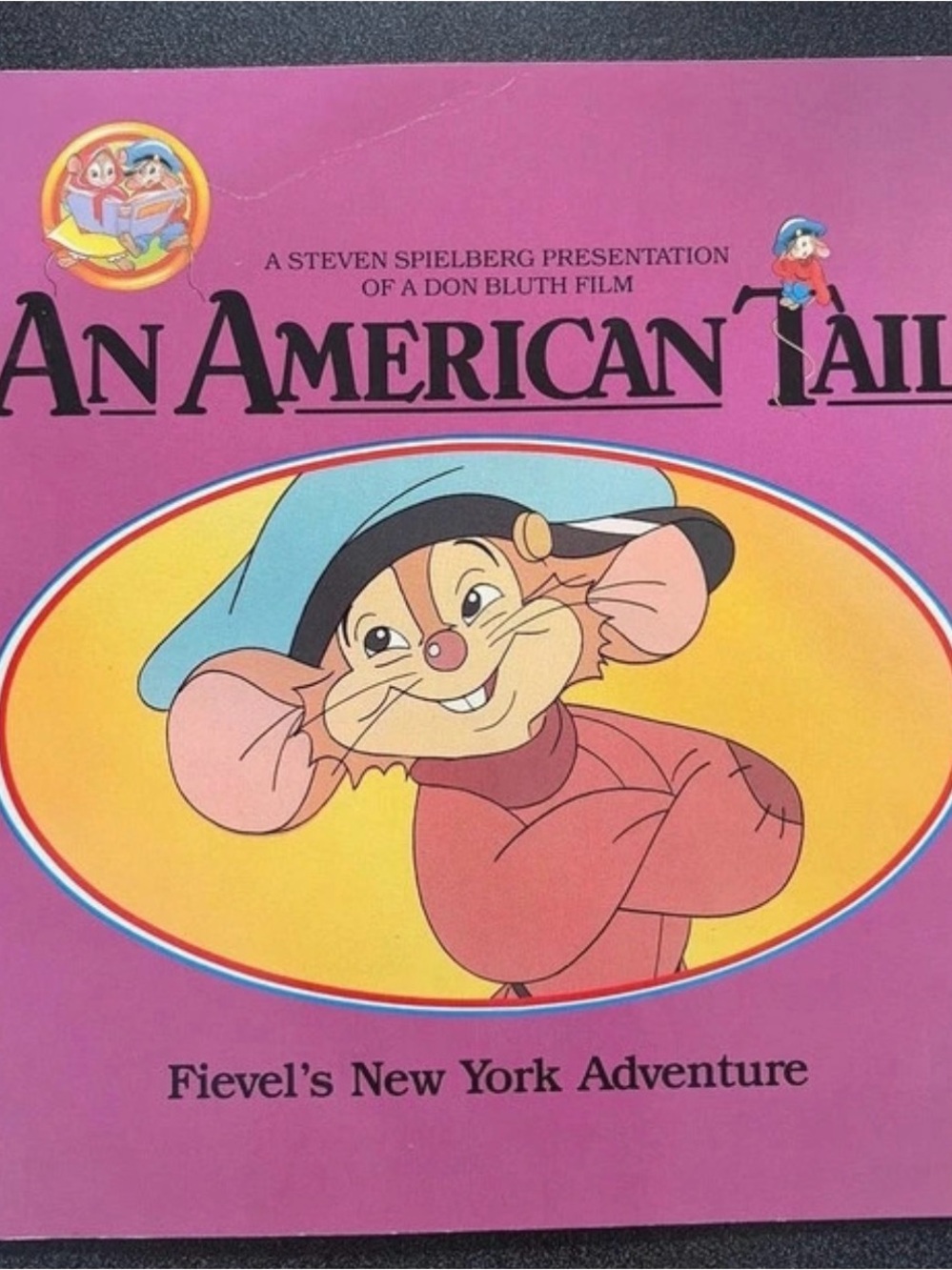 Vintage An American Tail Fievel book
